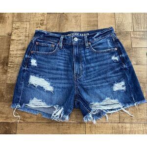 American Eagle 90’s Boyfriend Short Womens Jean Shorts Sz 2